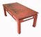 Chinese Chinoiserie Coffee Table in Red Lacquer 6