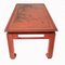 Chinese Chinoiserie Coffee Table in Red Lacquer 8