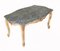 Louis XVI Coffee Table in Gilt Green Marble, Image 2