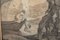 Scena di cavalieri vicino a un ponte, XVIII secolo, Disegno, Incorniciato, Immagine 5