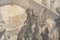 Scena di cavalieri vicino a un ponte, XVIII secolo, Disegno, Incorniciato, Immagine 6