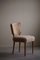 Modern Swedish Dining Chairs in Lambswool & Elm from Ab Malmö Kåpe, 1950s, Set of 8, Image 7