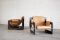 Vintage Cognac Rover Lounge Armchairs by Arne Jacobsen for Designo Einrichtung, 1967, Set of 2 3