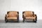 Vintage Cognac Rover Lounge Armchairs by Arne Jacobsen for Designo Einrichtung, 1967, Set of 2 1