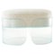 White Sublime Ottoman M by Glass Variations 1