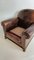Antique Sheep Leather Club Chair, 1920s 12