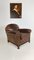 Antique Sheep Leather Club Chair, 1920s 5