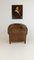 Antique Sheep Leather Club Chair, 1920s 8