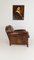 Club chair antica in pelle di pecora, anni '20, Immagine 7