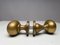 Brass M3 Door Handles by Luigi Caccia Dominioni for Azucena, Italy, 1960s, Set of 2 4