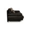 6500 Three-Seater Black Sofa in Leather from Rolf Benz 7