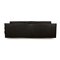 6500 Three-Seater Black Sofa in Leather from Rolf Benz 8