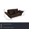 510 Leather Two-Seater Sofa from Rolf Benz 2