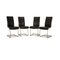 Leather Chairs in Black from Bacher Mike, Set of 4 1