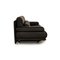 6500 Leather Three-Seater Black Sofa from Rolf Benz 7