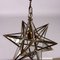 Vintage Star-Shaped Lamps in Brass and Glass, 1960s, Set of 2 6