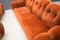 Italienisches Vintage Poppy Drei-Sitzer Sofa, 1960er 15