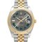Schiefergrünes Zifferblatt Armbanduhr von Rolex 1