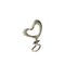 Boucles d'Oreilles Cœur en Argent 925 de Tiffany & Co., Set de 2 2