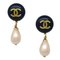 Artificial Pearl Dangle Earrings from Chanel, Set of 2 1