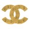 CC Brosche in Gold von Chanel 1