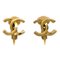 CC Earrings in Gold from Chanel, Set of 2 1