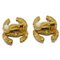 CC Earrings in Gold from Chanel, Set of 2, Image 3