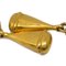 Dangle Earrings in Gold from Chanel, Set of 2 2