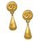 Dangle Earrings in Gold from Chanel, Set of 2 1