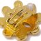Goldfarbene Blumenohrringe von Chanel, 2 . Set 3