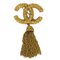 Broche con flecos en dorado de Chanel, Imagen 1