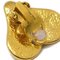 Gripoix Gold Heart Earrings from Chanel, Set of 2 3