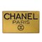 Broche Plate en Or de Chanel 1