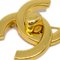 Drehverschluss Brosche in Gold von Chanel 2