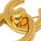 Drehverschluss Brosche in Gold von Chanel 2