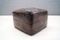 Vintage Leather Patchwork Stool from de Sede, Image 1