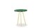 Malachite and Gilded Steel Pedestal Table 1