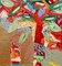 Paul Wadsworth, In piedi vicino all'albero del fiume Rosso, Dipinto a olio, 2024, Immagine 2