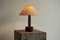 Lámpara de mesa Wabi Sabi de bambú y ratán, años 50, Imagen 4