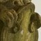 Estatua de jardín de león de piedra fundida musgosa y patinada, años 20, Imagen 5