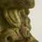 Estatua de jardín de león de piedra fundida musgosa y patinada, años 20, Imagen 8
