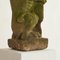 Mossy and Patinated Cast Stone Lion with Shield Garden Statue, 1920s, Image 7