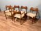 Mid-Century Danish Dining Chairs in Teak by Mogens Kold Arne, 1960s, Set of 6, Image 5