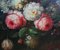 Artiste Hollandais, Nature Morte Florale, Peinture à l'Huile, Encadrée 8