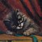 AVD Heijden, Cuatro gatos, 1880, óleo sobre lienzo, Imagen 2