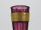 Vase Art Déco en Verre Cristal Améthyste par Ludwig Moser, 1920s 3
