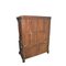 Spanish Carved Salominic Bookcase with Doors 3