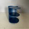 Italian Storage Table in Blue Lacquered Fibreglass with Wheels, 1980s 2