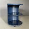 Italian Storage Table in Blue Lacquered Fibreglass with Wheels, 1980s 1
