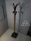 Vintage Coat Hanger in Brass and Iron with Black Marble Base, 1950s 3